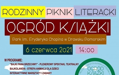 Zdjęcie do Rodzinny Piknik Literacki "Ogr&oacute;d książki"