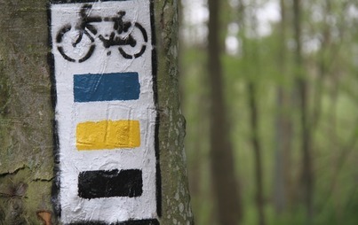 Zdjęcie do  Turyści nie zabłądzą. Odnowiono szlaki rowerowe w gminie.