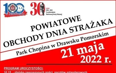 Zdjęcie do Zaproszenie na uroczystości z okazji Powiatowych Obchod&oacute;w Dnia Strażaka