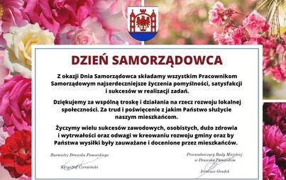 Zdjęcie do Życzenia z okazji Dnia Samorządowca