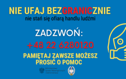 Zdjęcie do Nie ufaj bezgranicznie &ndash; nie stań się ofiarą handlu ludźmi