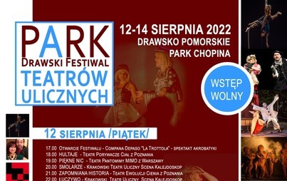 Zdjęcie do PARK - Drawski Festiwal Teatr&oacute;w Ulicznych EDYCJA 2022