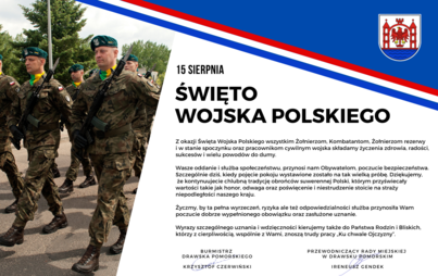 Zdjęcie do Życzenia z okazji Święta Wojska Polskiego