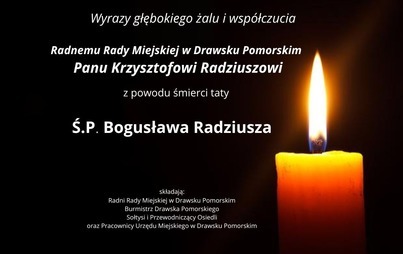 Zdjęcie do Wyrazy głębokiego żalu i wsp&oacute;łczucia