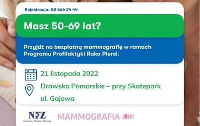 Zdjęcie do Bezpłatna mammografia dla kobiet w wieku od 50 do 69 lat