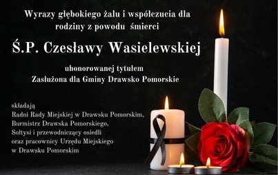 Zdjęcie do Kondolencje dla rodziny Ś.P. Czesławy Wasielewskiej