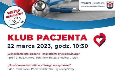 Zdjęcie do Zapraszamy na bezpłatne badania oraz porady specjalist&oacute;w &ndash; przed nami Klub Pacjenta w Drawsku Pomorskim.
