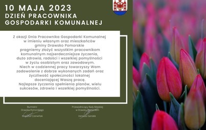 Zdjęcie do Życzenia z okazji Dnia Pracownika Gospodarki Komunalnej
