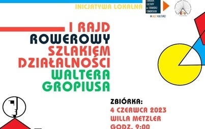 Zdjęcie do I Rajd Rowerowy Szlakiem Działalności Waltera Gropiusa