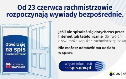 Zdjęcie do Narodowy Spis Powszechny: trwają wywiady z rachmistrzami spisowymi