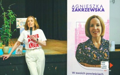 Zdjęcie do Agnieszka Zakrzewska ponownie w drawskiej bibliotece