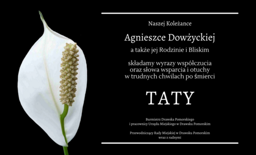 Zdjęcie do Kondolencje...