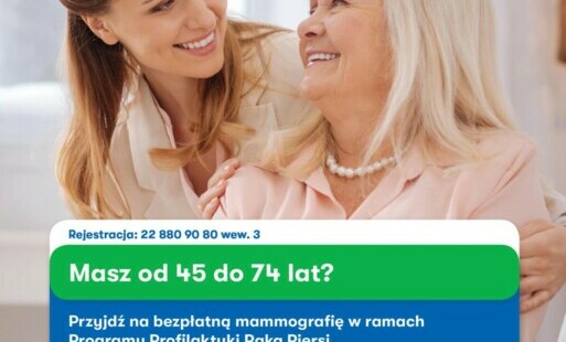 Zdjęcie do Zapraszamy na bezpłatną mammografię.