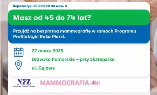 Zdjęcie do Bezpłatna mammografia