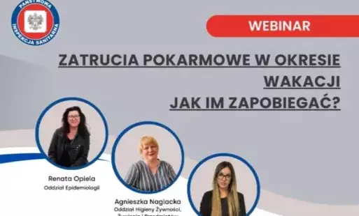 Zdjęcie do Webinar dla branży gastronomicznej - zatrucia pokarmowe w czasie wakacji.