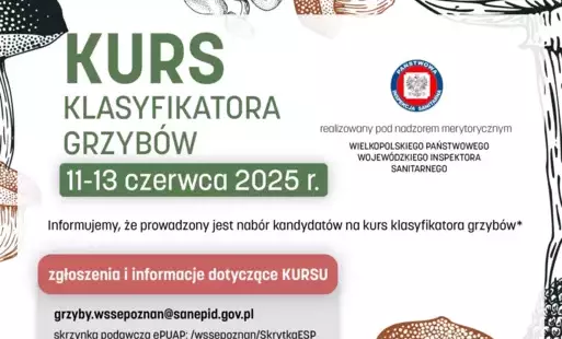 Zdjęcie do Kurs dla kandydat&oacute;w na klasyfikatora grzyb&oacute;w