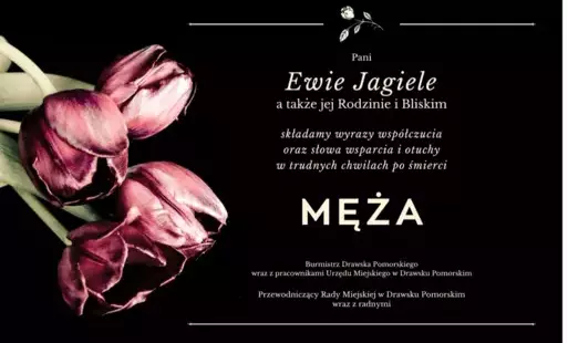 Zdjęcie do Kondolencje.