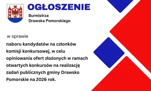 Zdjęcie do Ogłoszenie Burmistrza Drawska Pomorskiego