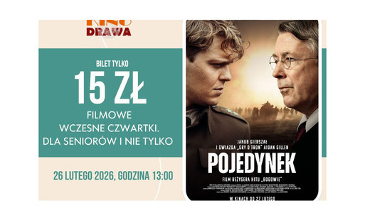 Zdjęcie do Przedpremierowy pokaz filmu "Pojedynek" w Kinie Drawa - specjalny seans dla senior&oacute;w