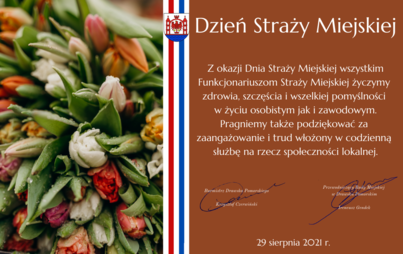 Zdjęcie do Życzenia z okazji Dnia Straży Miejskiej