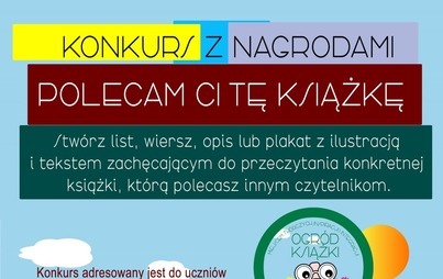 Zdjęcie do Konkurs "Polecam Ci tę książkę"