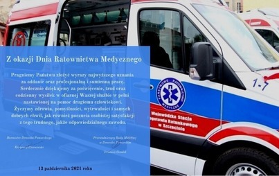 Zdjęcie do Życzenia z okazji Dnia Ratownictwa Medycznego