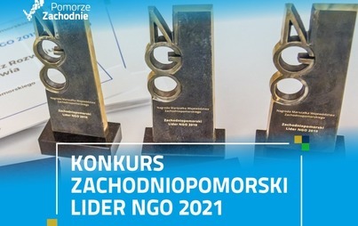 Zdjęcie do KONKURS ZACHODNIOPOMORSKI LIDER NGO!