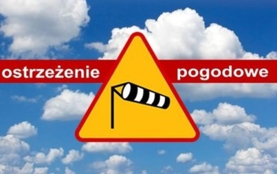 Zdjęcie do Kolejny komunikat! Uwaga silny wiatr!