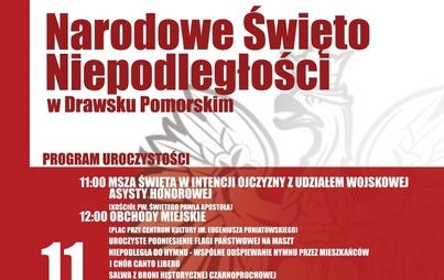 Zdjęcie do Zapraszamy na obchody Narodowego Święta Niepodległości 