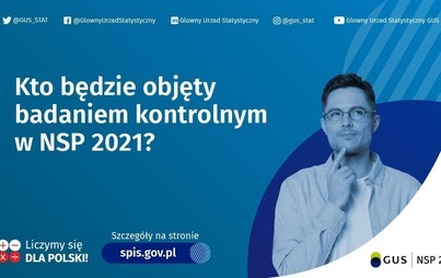 Zdjęcie do Badanie kontrlne w Narodowym Spisie Powszechnym 2021