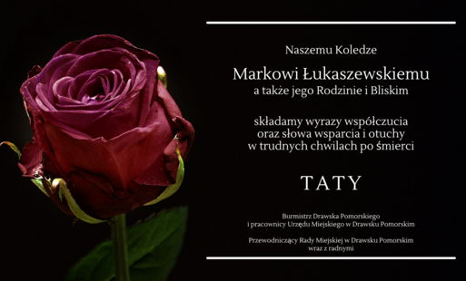 Zdjęcie do Kondolencje