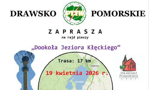 Zdjęcie do Rajd pieszy - "Dookoła Jeziora Kłęckiego"