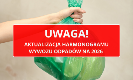 Zdjęcie do Aktualizacja harmonogramu odbioru odpad&oacute;w na 2026 r.