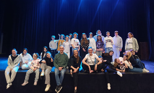 Zdjęcie do Wsp&oacute;lne warsztaty teatralne grup z Drawska Pomorskiego i Połczyna-Zdroju 