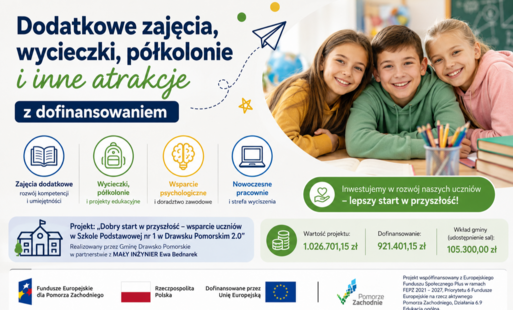 Zdjęcie do Dodatkowe zajęcia, wycieczki, p&oacute;łkolonie i inne atrakcje z dofinansowaniem